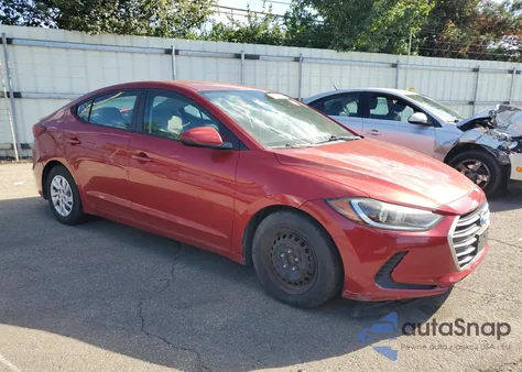 2017 Hyundai Elantra Se z USA, uszkodzony, nr VIN 5NPD74LF2HH101334